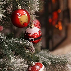 Karaca Home New Year Yılbaşı Santa Ağaç Süsü Seti 9 Parça 6 cm görseli 6