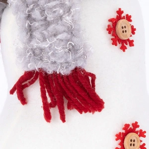 Karaca Home New Year Velvet Snowman  görseli 5