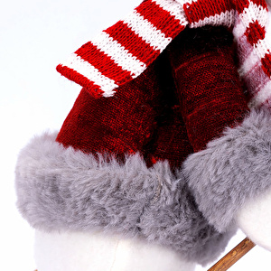 Karaca Home New Year Yılbaşı Velvet Skier Reindeer  görseli 6