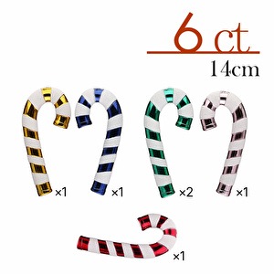 Karaca Home Candy Stick Ağaç Süsü Seti 4 Parça 14 cm görseli 5