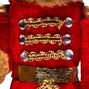Karaca Home New Year Yılbaşı Nutcracker Puppy 25 cm görseli 7