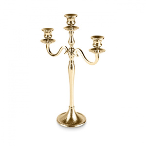 Karaca Home Rena 3'lü Şamdan Gold 44, 5x30, 5 Cm görseli 1