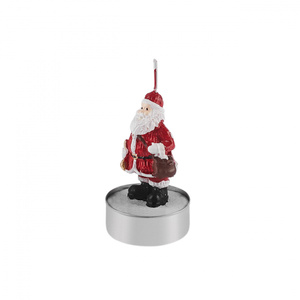 Karaca Home New Year Yılbaşı Santa 3'lü Tealight Mum 18,5x6,7 cm görseli 4