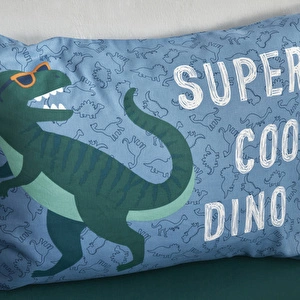 Karaca Home Young Cool Dino %100 Pamuk Tek Kişilik Nevresim Takımı Yeşil görseli 5