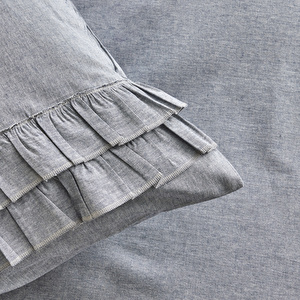 Karaca Home Denim Azur Çift Kişilik Nevresim Seti Mavi görseli 3