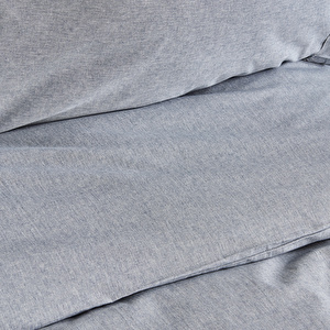 Karaca Home Denim Azur Çift Kişilik Nevresim Seti Mavi görseli 6