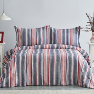 Karaca Home Denim Farley Çift Kişilik Yatak Örtüsü Seti İndigo