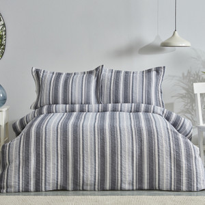 Karaca Home Denim Farley Çift Kişilik Yatak Örtüsü Seti Kırmızı