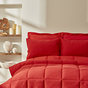 Karaca Home Muse Tek Kişilik Spring Comfort Set Mercan görseli 3