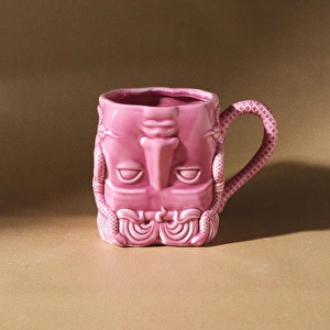 Karaca X İst Collection Medusa Mug 420 ml Pembe görseli 1