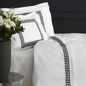 Karaca Home Juanita 80 Tel %100 Pamuk Çift Kişilik Percale Nevresim Takımı Nakışlı Beyaz görseli 7