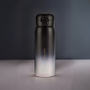 Karaca Skyfall Çelik Sızdırmaz Termos 350 ml Siyah