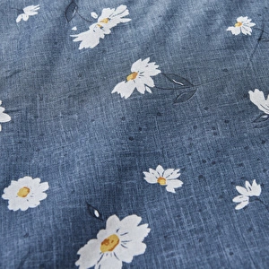 Karaca Home Daisy  %100 Pamuk Tek Kişilik Nevresim Takımı İndigo (PP) görseli 8