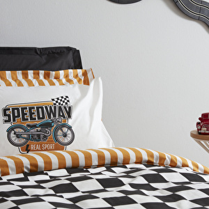 Karaca Home Young Speed Way %100 Pamuk Tek Kişilik Fitted Nevresim Takımı görseli 4