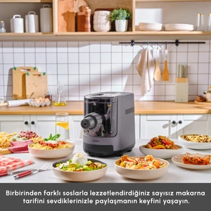 Karaca Pastachef Otomatik Makarna ve Erişte Yapma Makinesi 0,6L görseli 13