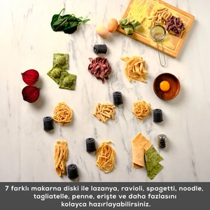 Karaca Pastachef Otomatik Makarna ve Erişte Yapma Makinesi 0,6L görseli 5