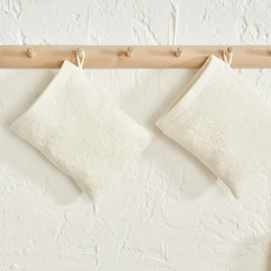 Karaca Home Ring Dantelli 9 Parça Aile Banyo Seti Offwhite-Offwhite görseli 5