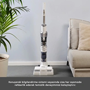 Karaca Aquaclean Pet 3in1 Islak ve Kuru Kablosuz Dikey Süpürge görseli 5