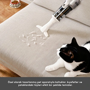 Karaca Aquaclean Pet 3in1 Islak ve Kuru Kablosuz Dikey Süpürge görseli 16