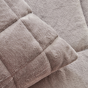 Karaca Home Lorrie Tek Kişilik Baskılı Tedy Comfort Set Gri görseli 6