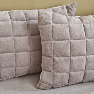 Karaca Home Lorrie Tek Kişilik Baskılı Tedy Comfort Set Gri görseli 7