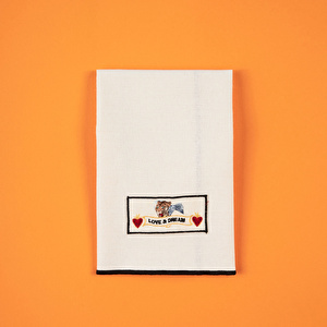 Karaca Home x 2Wins Love and Dream Tiger Nakışlı Peçete 40x40 cm