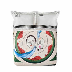 Karaca Home x 2Wins Je t'aime Çift Kişilik Yatak Örtüsü  görseli 11