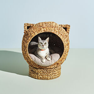 Karaca Home X Pati Felix Hasır Kedi Evi görseli 1