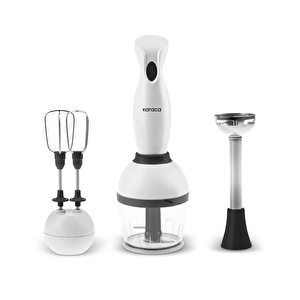 Karaca Pro - Midi Plus 3lü Blender Set Pearl White görseli 5