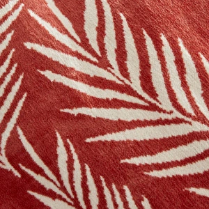 Karaca Home Leaf Tek Kişilik Pamuklu Battaniye Terracota görseli 8