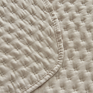 Karaca Home Breeze Soft Çift Kişilik Yatak Örtüsü Takımı Ekru görseli 6