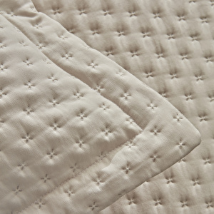 Karaca Home Breeze Soft Çift Kişilik Yatak Örtüsü Takımı Ekru görseli 7