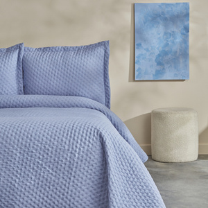 Karaca Home Breeze Soft Çift Kişilik Yatak Örtüsü Takımı Lila görseli 8