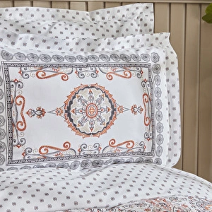 Karaca Home Aprika %100 Pamuk Tek Kişilik Nevresim Takımı Antrasit görseli 7