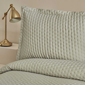 Karaca Home Breeze Soft Tek Kişilik Yatak Örtüsü Takımı Adaçayı görseli 5