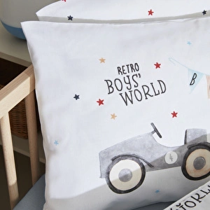Karaca Home Bebek Retro Car Nevresim Takımı görseli 6