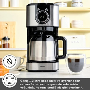 Karaca Series 2303 Steel Filtre Kahve Makinesi  görseli 3