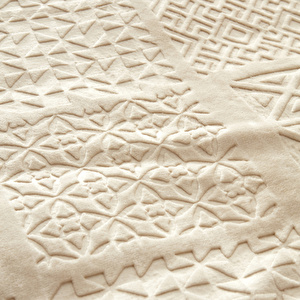 Karaca Home Blair Çift Kişilik Embos Battaniye Bej 200x220 cm görseli 5