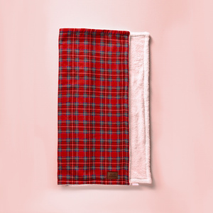Karaca Home X Pati Wish Kırmızı Ekose Pet Battaniye 70x100 cm görseli 5