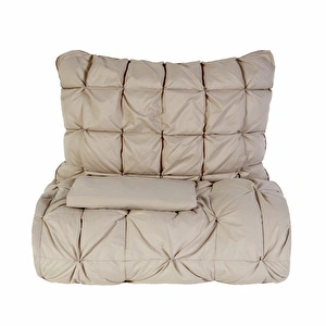 Karaca Home Çift Kişilik Camila Private Comfort Set/Uyku Seti Bej görseli 12