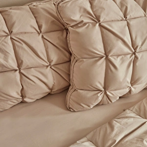 Karaca Home Çift Kişilik Camila Private Comfort Set/Uyku Seti Bej görseli 5