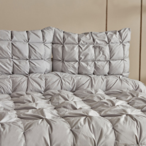 Karaca Home Çift Kişilik Camila Private Comfort Set/Uyku Seti Gri görseli 5