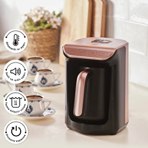 Karaca Hatır Köz Sütlü Türk Kahve Makinesi Rosegold görseli 5