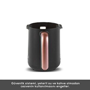 Karaca Hatır Köz Sütlü Türk Kahve Makinesi Rosegold görseli 6