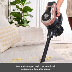 Karaca Vantuz Power Up Dikey Süpürge Rosegold görseli 9