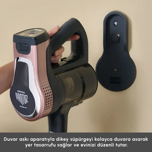 Karaca Vantuz Power Up Dikey Süpürge Rosegold görseli 11