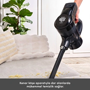 Karaca Vantuz Power Up Dikey Süpürge Black görseli 5