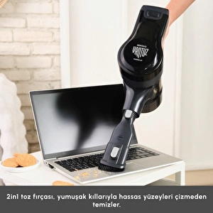 Karaca Vantuz Power Up Dikey Süpürge Black görseli 6
