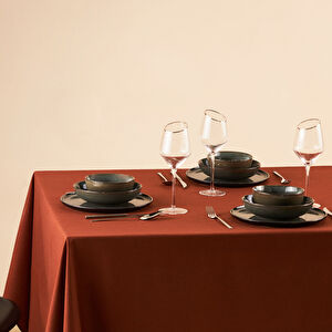 Karaca Home x 2Wins Love and Dream  Masa Örtüsü Terracota 160x260 cm görseli 1