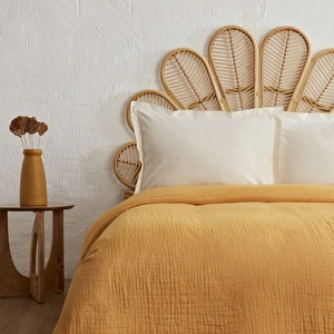 Karaca Home Perles Çift Kişilik Müslin Pike Turuncu görseli 2
